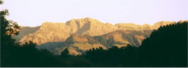 Blick in die Berge