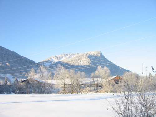 das Horn im Winter